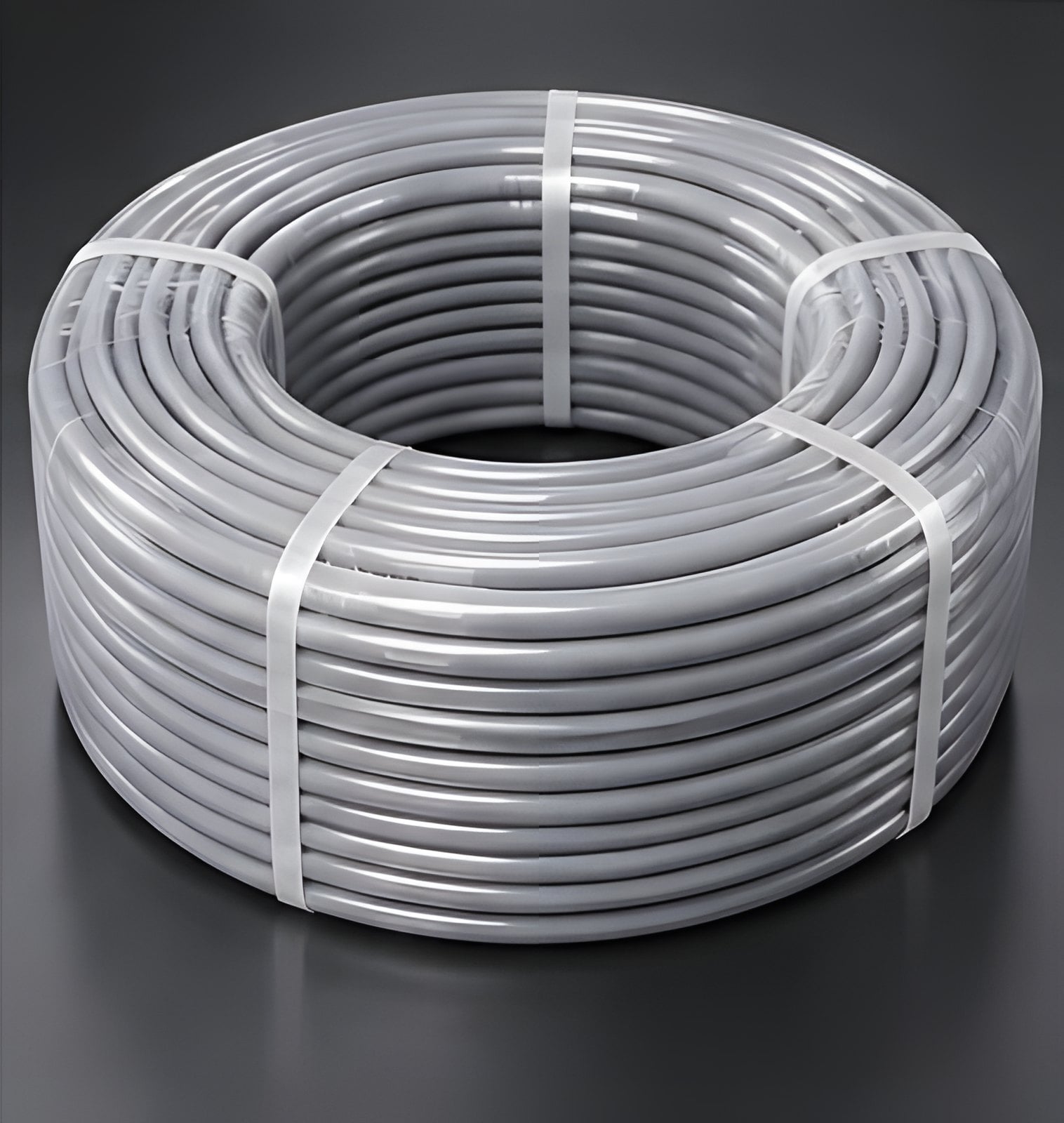 PVC 튜브 코일 gray